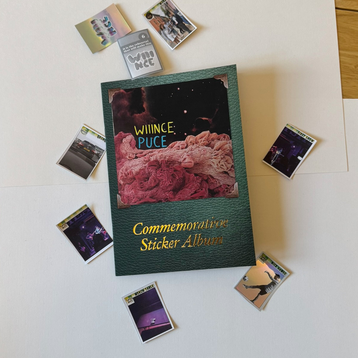 Wiiince commemorative sticker album